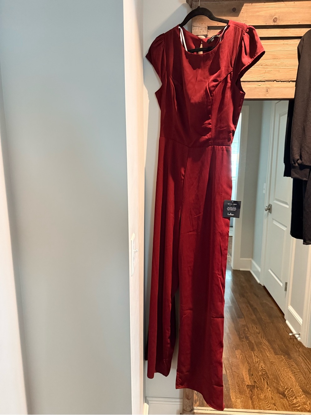 Lulus brand new w tags jumpsuit red size L